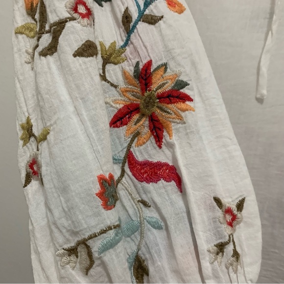Johnny Was Workshop floral embroidered blouse size XS - Picture 13 of 14